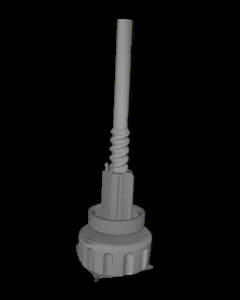 gif video showing 4D In-motion CT revealing the contact surfaces of gear and pinion assembly